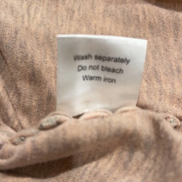 Pam & Gela Ombré Tank Top With Braided Side Detail SZ XS Grey - Picture 6 of 7